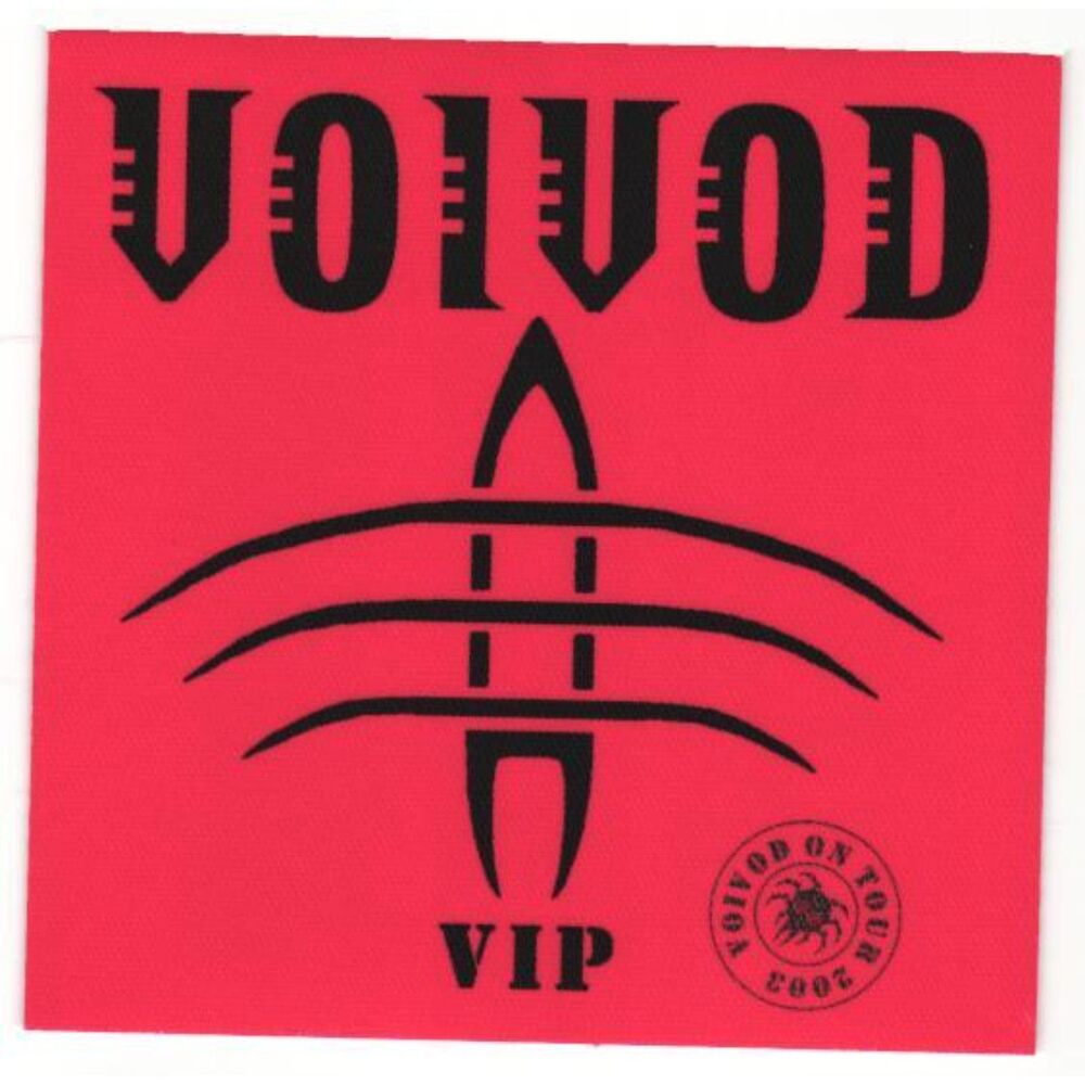 Vintage 2003 Voivod Concert Backstage Pass VIP